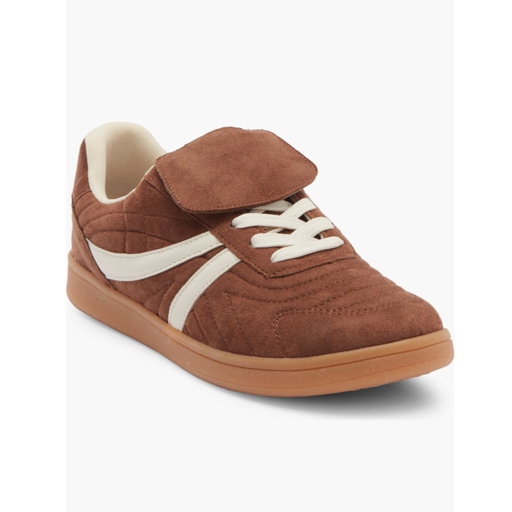 Steve Madden Madrid Low Top Sneakers Brown & White Women’s Size 5.5 NIB